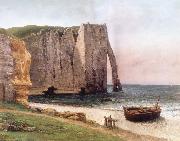 Gustave Courbet Cliff at Etretat Germany oil painting artist